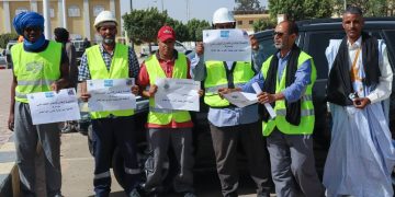عمال ميناء انواكشوط المستقل يحتفلون بالعيد الدولي للشغيلة