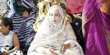 خديجه محمد محمود: ماضون بعزيمة لا تلين في خيار دعم المرشح محمد ولد الشيخ الغزواني