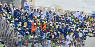 مشاركة كبيرة وفعالة من أعمال ميناء نواكشوط المستقل في مهرجان إحياء الذكري الأولي لتنصيب رئيس الجمهورية لمأمورية ثانية