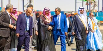وفد برلماني من مجلس الشورى السعودي يزور ميناء نواكشوط المستقل