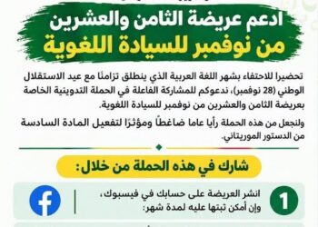 عريضة وطنية تطالب بتفعيل المادة السادسة من الدستور الموريتاني
